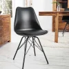 Riess-Ambiente Skandinavisch|Retro Möbel > Retro Stuhl SCANDINAVIA MEISTERSTÜCK schwarz