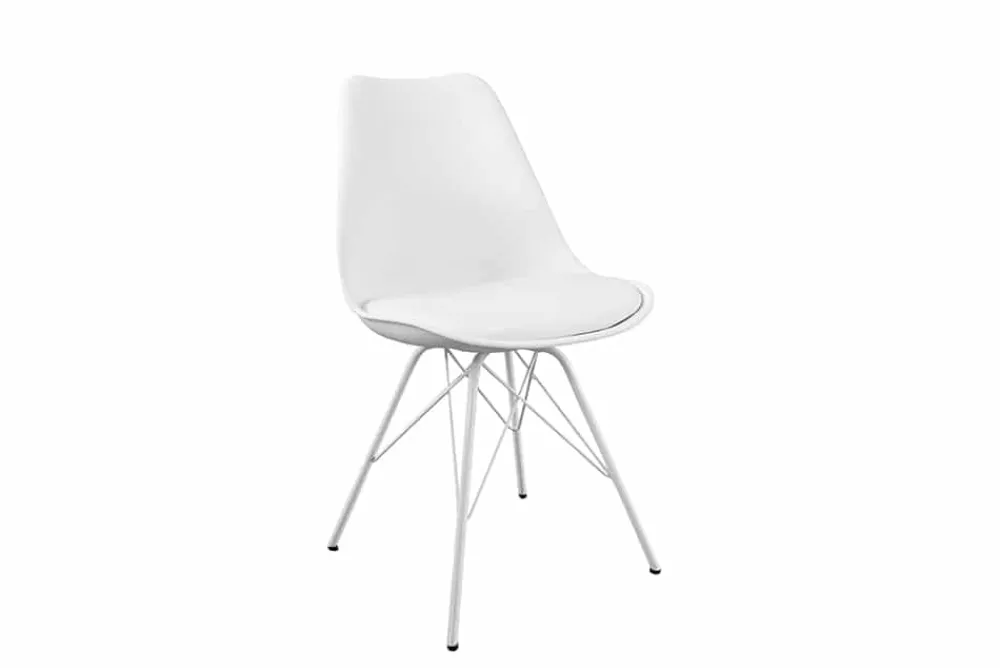 Riess-Ambiente Skandinavisch|Retro Möbel > Retro Stuhl SCANDINAVIA MEISTERSTÜCK weiß