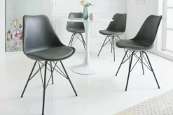 Riess-Ambiente Skandinavisch|Retro Möbel > Retro Stuhl SCANDINAVIA MEISTERSTÜCK grau