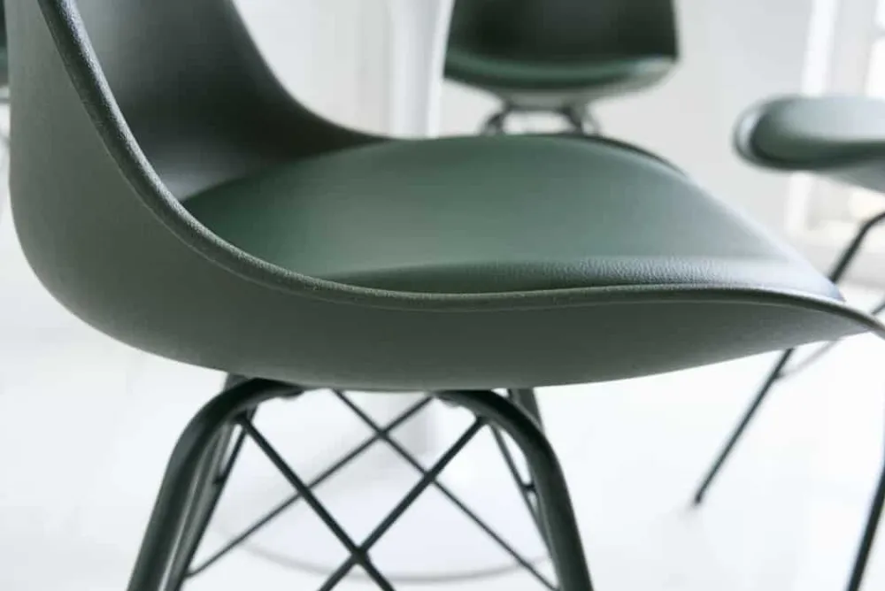 Riess-Ambiente Skandinavisch|Retro Möbel > Retro Stuhl SCANDINAVIA MEISTERSTÜCK dunkelgrün