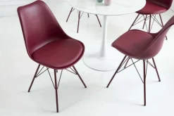 Riess-Ambiente Skandinavisch|Retro Möbel > Retro Stuhl SCANDINAVIA MEISTERSTÜCK rot