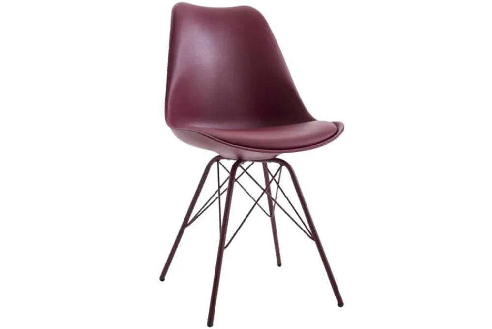 Riess-Ambiente Skandinavisch|Retro Möbel > Retro Stuhl SCANDINAVIA MEISTERSTÜCK rot