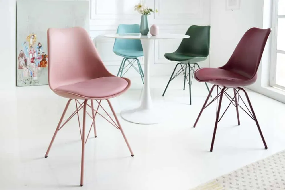 Riess-Ambiente Skandinavisch|Retro Möbel > Retro Stuhl SCANDINAVIA MEISTERSTÜCK rot
