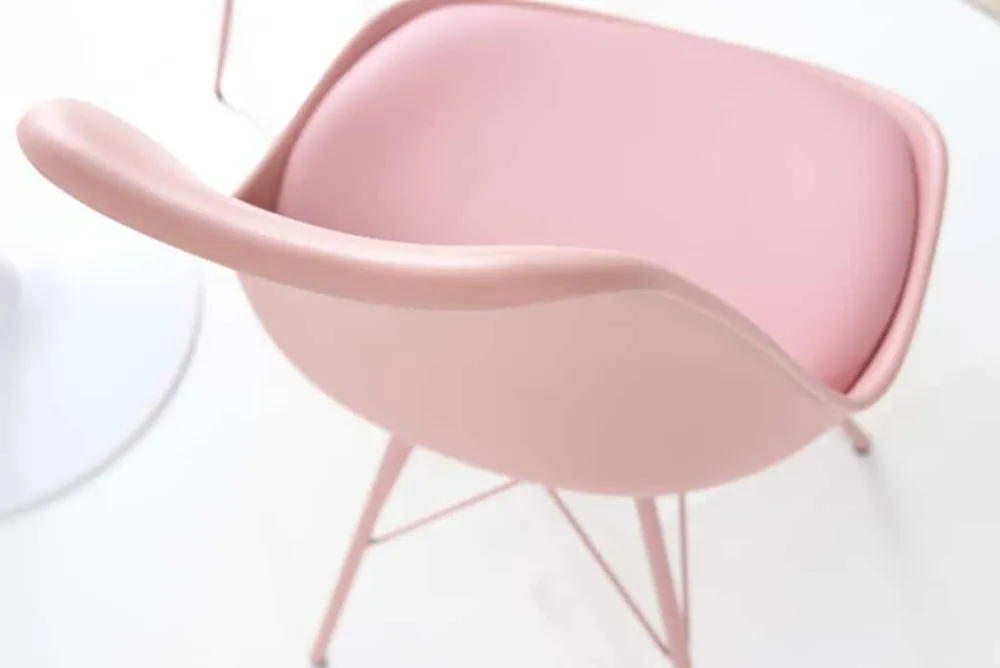 Riess-Ambiente Skandinavisch|Retro Möbel > Retro Stuhl SCANDINAVIA MEISTERSTÜCK rosa