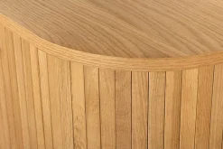 Riess-Ambiente Industrial Loft|Retro Möbel > Retro TV-Board VALHALLA WOOD 160cm natur Eichenholz Schiebetüren Lowboard