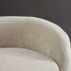 Riess-Ambiente Retro Möbel|Xxl Sofa > Retro Wohnlandschaft VOGUE 290cm beige Chenille XXL-Sofa organische Form inkl. Kissen