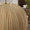 Riess-Ambiente Hängelampen > Runde Hängelampe ORGANIC 45cm natur Stoffschirm Boho