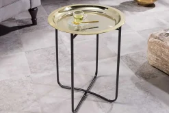 Riess-Ambiente Beistelltische|Goldene Möbel ><noscript><img width=