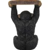 Riess-Ambiente Beistelltische > Runder Beistelltisch MONKEY 55cm schwarz grau Affen-Skulptur handmade