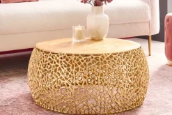 Riess-Ambiente Goldene Möbel|Couchtische & Truhen ><noscript><img width=