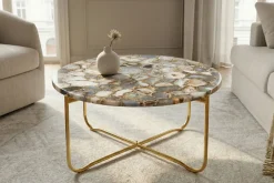 Riess-Ambiente Goldene Möbel|Couchtische & Truhen ><noscript><img width=