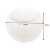 Riess-Ambiente Skandinavisch|Sitzhocker > Runder Couchtisch ORBIT 50cm beige Bouclé Hocker mit Tablett und Stauraum