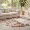 Riess-Ambiente Teppiche > Runder Design Teppich MODERN ART 230cm beige grau kupfer Kurzflor Indoor