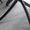 Riess-Ambiente Esstische > Runder Esstisch ALPINE 120cm anthrazit Keramik schwarzes Metallgestell