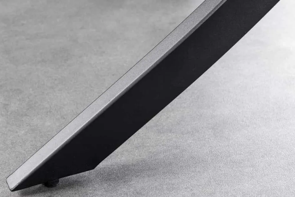 Riess-Ambiente Esstische > Runder Esstisch ALPINE 120cm weiß Marmor Keramik schwarzes Metallgestell