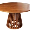Riess-Ambiente Esstische|Mehr... > Runder Esstisch MAISON JADE 130cm natur Akazie Massivholz Säulenfuß