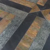Riess-Ambiente Industrial Loft|Esstische > Runder Esstisch MOUNTAIN SOUL 140cm schwarz grau Naturstein Eisen Sterngestell