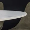 Riess-Ambiente Esstische > Runder Esstisch UNIQUE 120cm weiß Keramik mit Säulenfuß