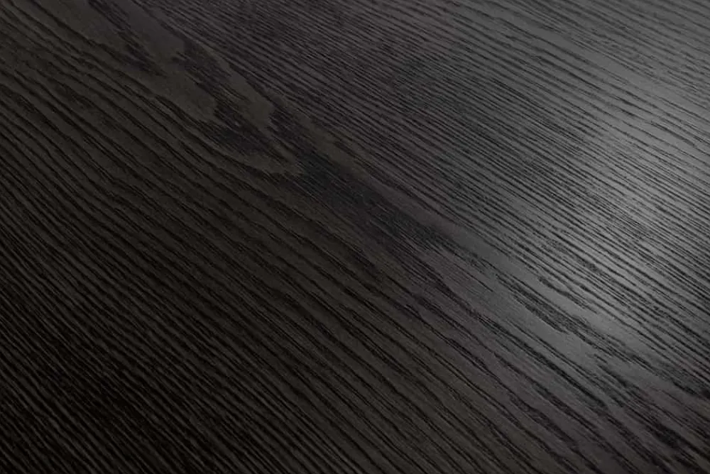 Riess-Ambiente Skandinavisch|Esstische > Runder Esstisch VALHALLA WOOD 140cm schwarz Eichenholz Säulenfuß