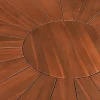 Riess-Ambiente Mehr...|Massivholz Gartenmöbel > Runder Gartentisch KOPENHAGEN 140cm braun Akazienholz honey finish wetterfest