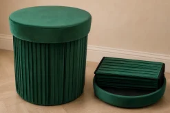 Riess-Ambiente Sitzhocker|Samt Möbel ><noscript><img width=