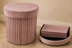 Riess-Ambiente Sitzhocker|Samt Möbel ><noscript><img width=
