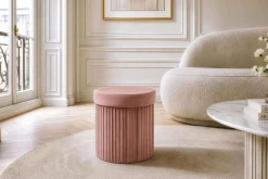 Riess-Ambiente Sitzhocker|Samt Möbel ><noscript><img width=