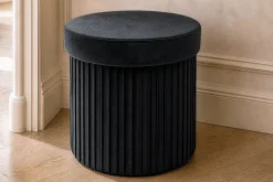 Riess-Ambiente Sitzhocker|Samt Möbel ><noscript><img width=