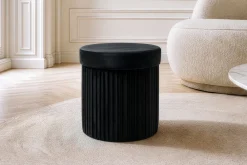 Riess-Ambiente Sitzhocker|Samt Möbel ><noscript><img width=