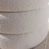 Riess-Ambiente Skandinavisch|Sitzhocker > Runder Hocker VOGUE 50cm creme weiß Bouclé Polsterhocker mit Stauraum
