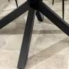 Riess-Ambiente Haus & Garten|Esstische > Runder In- und Outdoor Esstisch GALAXY 120cm graphit Keramik anthrazit Aluminium Gartentisch