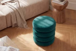 Riess-Ambiente Sitzhocker|Samt Möbel ><noscript><img width=