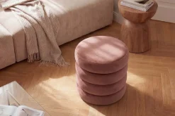 Riess-Ambiente Sitzhocker|Samt Möbel ><noscript><img width=