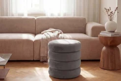 Riess-Ambiente Sitzhocker|Samt Möbel ><noscript><img width=