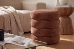 Riess-Ambiente Sitzhocker|Samt Möbel ><noscript><img width=