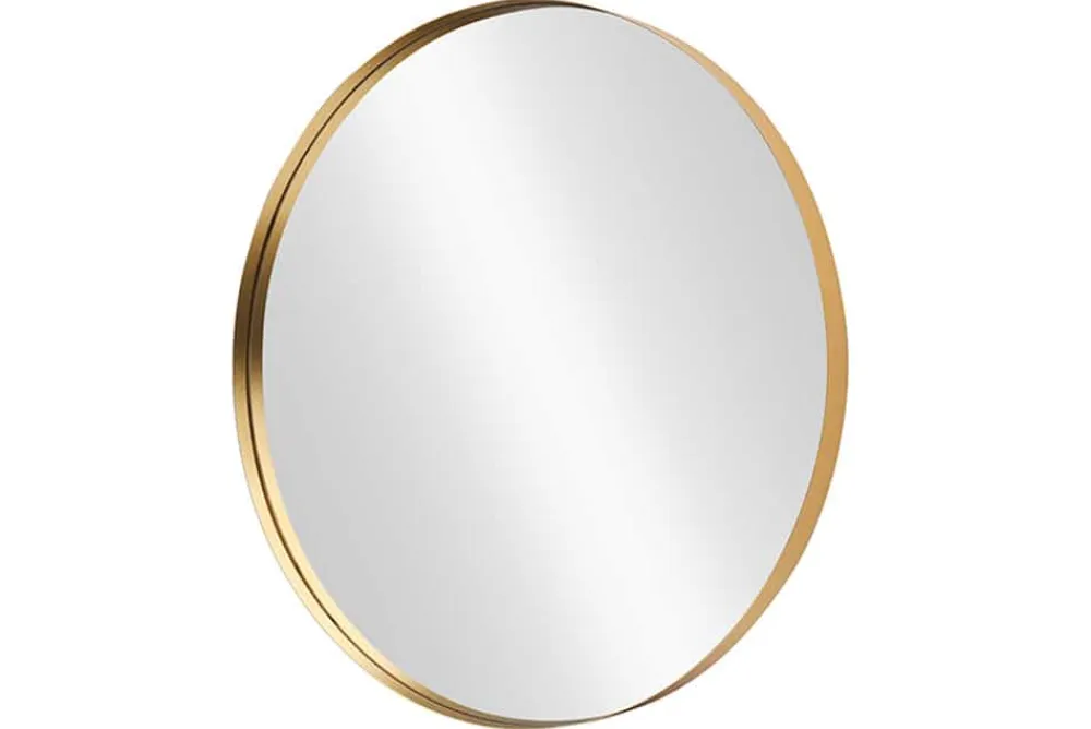 Riess-Ambiente Spiegel > Runder Wandspiegel PORTRAIT 75cm gold mit Metallrahmen