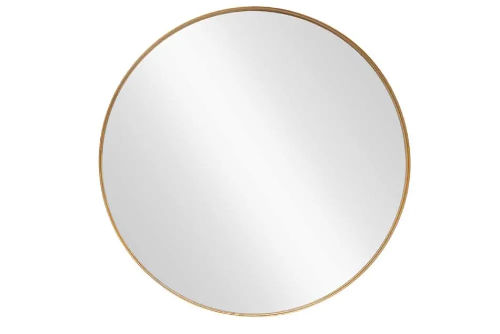 Riess-Ambiente Spiegel > Runder Wandspiegel PORTRAIT 75cm gold mit Metallrahmen