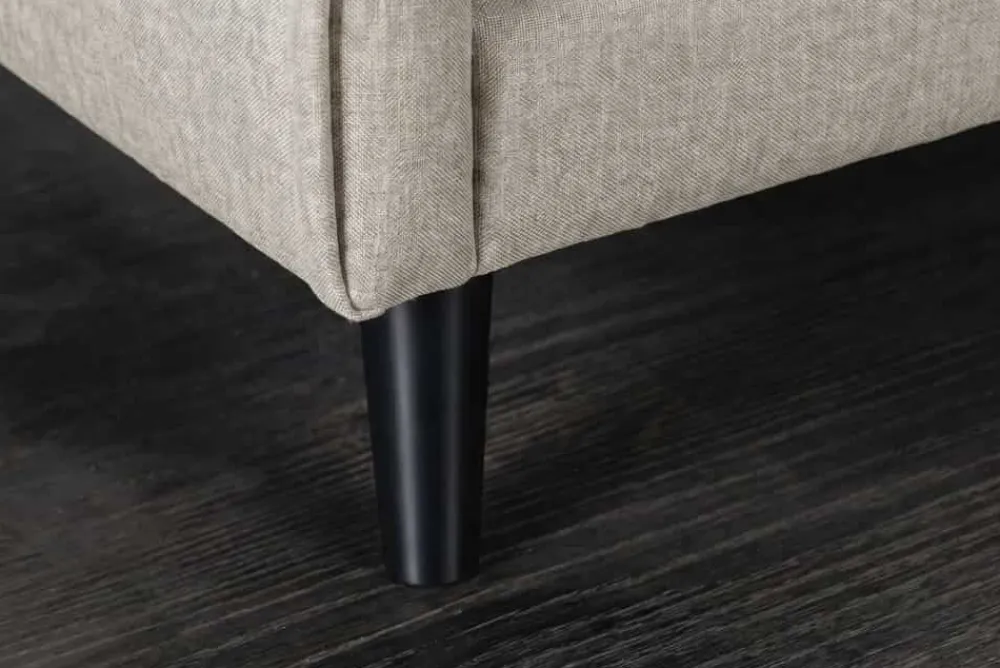 Riess-Ambiente Sessel|Retro Möbel > Schlafsessel SMART MULTIFUNCTION 140cm champagner Vogue Seiden Samtstoff