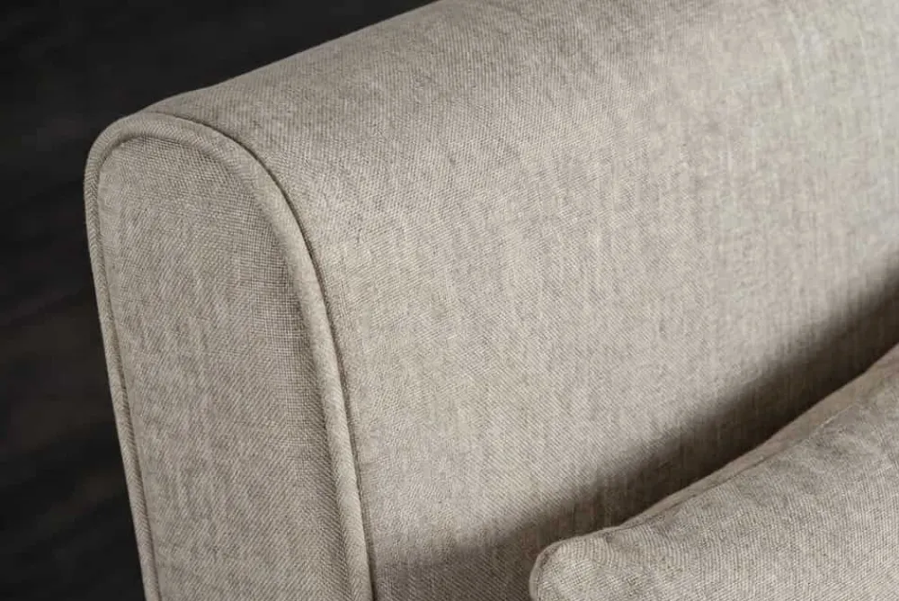 Riess-Ambiente Sessel|Retro Möbel > Schlafsessel SMART MULTIFUNCTION 140cm champagner Vogue Seiden Samtstoff