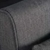 Riess-Ambiente Sessel|Retro Möbel > Schlafsessel SMART MULTIFUNCTION 140cm grau Vogue Seiden Samtstoff