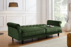 Riess-Ambiente Samt Möbel|3-Sitzer Sofa ><noscript><img width=
