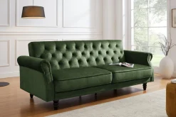 Riess-Ambiente Samt Möbel|3-Sitzer Sofa ><noscript><img width=