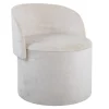 Riess-Ambiente Skandinavisch|Sessel > Sessel LUNA 65cm beige Bouclé Polsterhocker mit klappbarer Rückenlehne und Stauraum