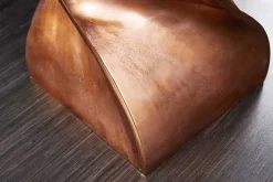 Riess-Ambiente Beistelltische|Industrial Loft > Skulp­tu­raler Beistelltisch TWIST 45cm kupfer geflammt Metall handmade Nachttisch
