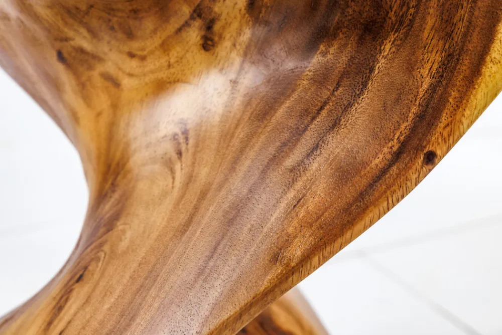 Riess-Ambiente Sitzhocker|Mehr... > Skulpturaler Beistelltisch HELIX 30cm natur Suarholz handmade in Bali Sitzhocker