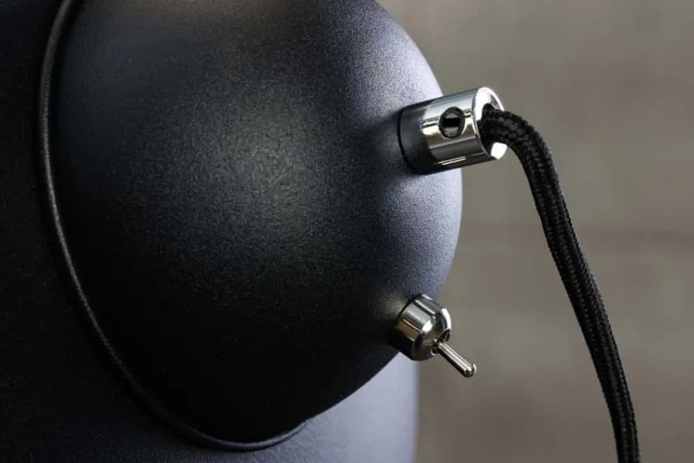 Riess-Ambiente Goldene Möbel|Industrial Loft > Stehlampe BIG STUDIO 170cm schwarz Blattgold-Optik Industrial Design