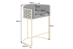 Riess-Ambiente Goldene Möbel|Barhocker ><noscript><img width=