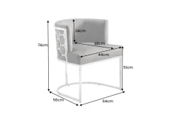 Riess-Ambiente Stühle|Samt Möbel ><noscript><img width=