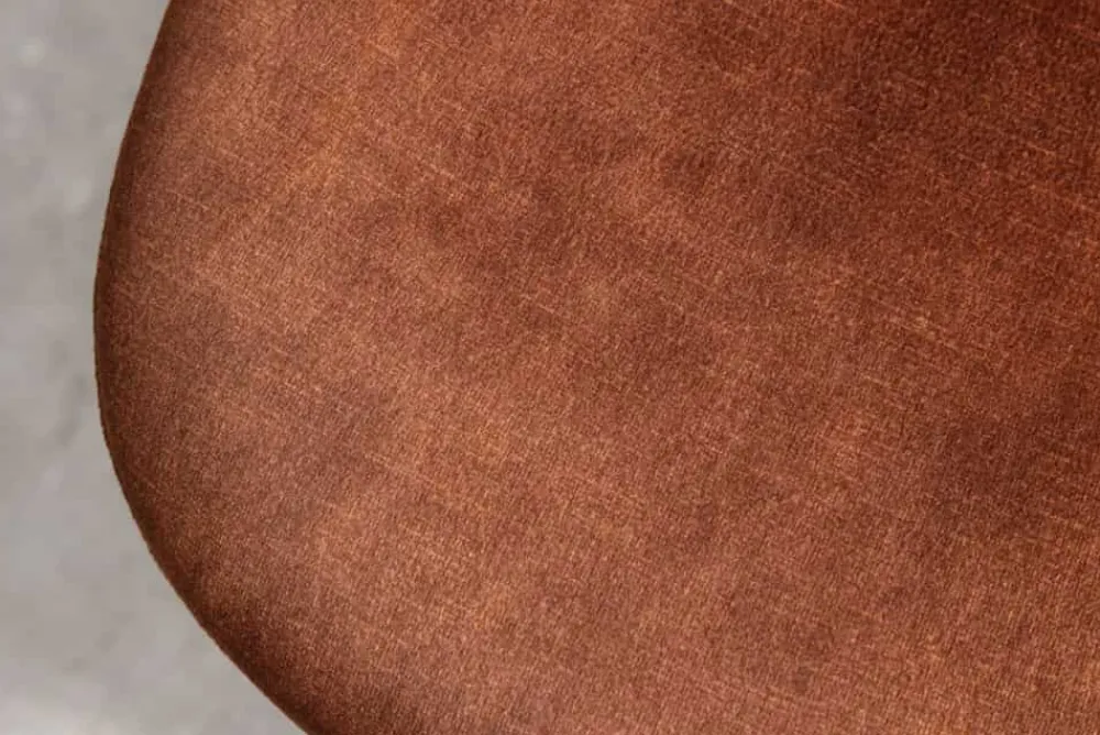Riess-Ambiente Stühle > Stilvoller Stuhl GLAMM braun Samt mit Rauten-Steppung schwarze Metallbeine