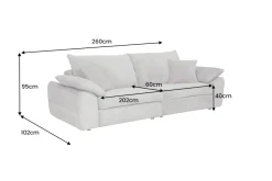Riess-Ambiente 3-Sitzer Sofa ><noscript><img width=